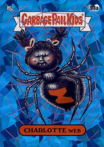 2021 Garbage Pail Kids Chrome SAPPHIRE Series Charlotte WEB #98a - Picture 1 of 2