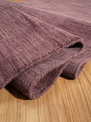 Alfombra ecológica de lana con telar anudada a mano púrpura liso BBH Homes BBL00111L002 - Imagen 176 de 187