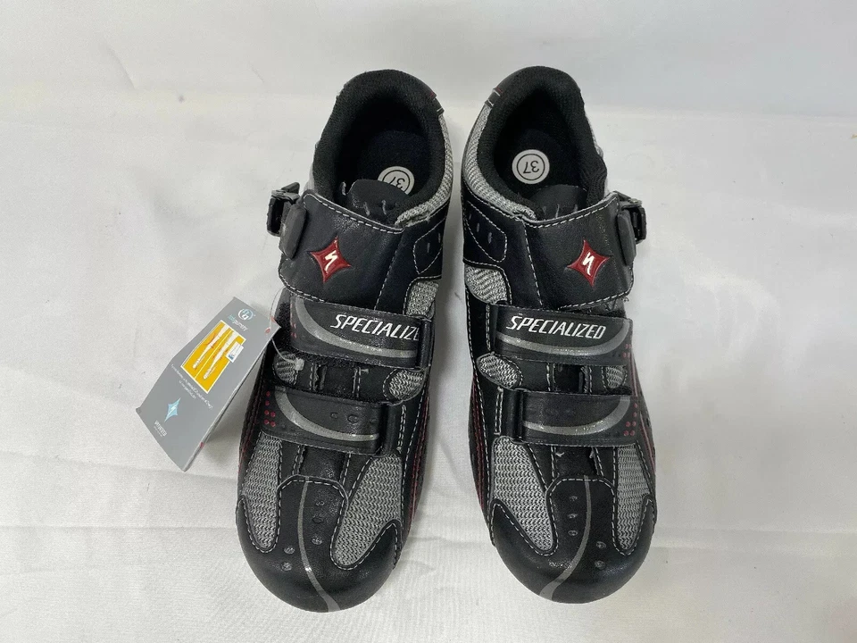 Bicicleta de Carretera ESPECIALIZADA ANTORCHA Ciclismo Mujer Talla 37 EE. UU. 7 Zapatos SPD SL 3 Pernos Negro Foto 3 de 4