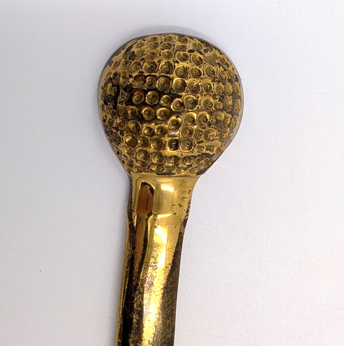 6-Inch Solid Brass Golf Ball Letter Opener - Picture 2 of 4