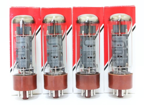 Platinum Match Quad  Svetlana EL34 tubes  for amplifier KT-77 6CA7 - Picture 1 of 2