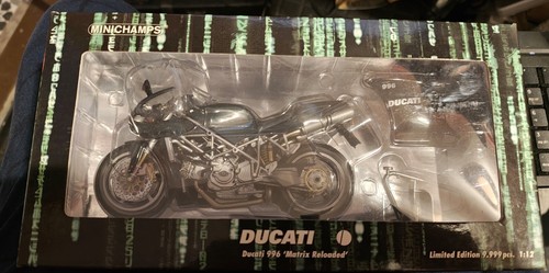 Minichamp Ducati 996 'matrix reloaded' limited edition 1 / 12 Motorbike - Picture 4 of 4