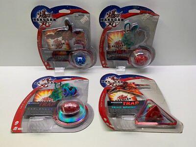 LOTTO 4x BAKUGAN BATTLE BRAWLERS TRAP NEW SEALED NUOVI SIGILLATI #45