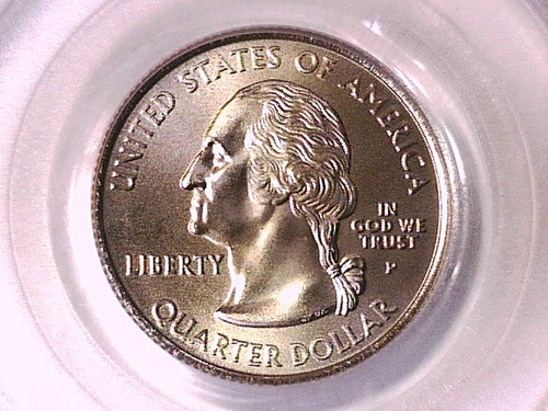 Oklahoma 2008 P Washington State Quarter PCGS MS 68 Satin Finish 12536989 - Picture 2 of 3