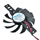 WSH8010S18 Mounting hole spacing 100mm DC12V 0.18A Bracket cooling fan