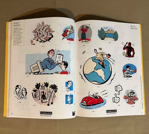 Vintage Catalog LAUGHING STOCK Art Artwork Cartoon Illustrations Artist 1995 - Picture 3 of 5