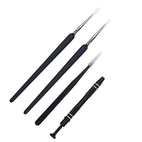 4Pcs Shaft Switch Lube Brush Clamp Tweezers Tool for Cherry Kailh MX Keyboard a - Afbeelding 6 van 9