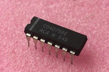 CD4075BE , CMOS OR Gates , TRIPLE 3-Input  PID-14, RCA