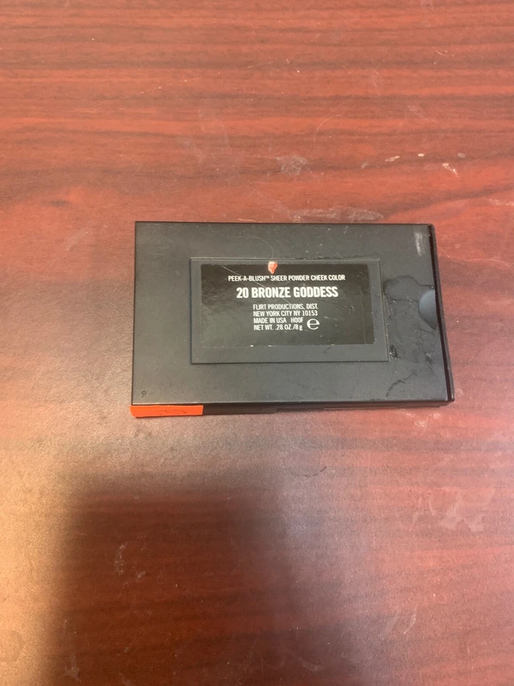 Flirt Peek-A-Blush Polvo Transparente Color de mejillas 8g 20 Diosa Bronce (nuevo) Foto 3 de 4