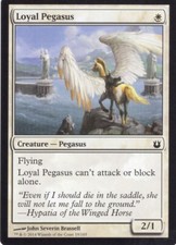 4X LOYAL PEGASUS 19/165 BORN OF THE GODS MTG MAGIC LP X4