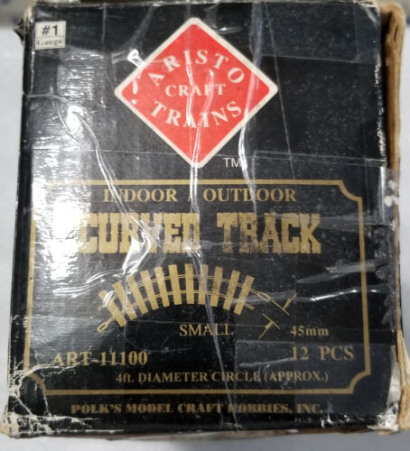 Aristo-Craft ART-11100 45 MM #1 Gauge (G) Curved Track 3 pcs - Picture 2 of 5