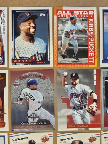 Lot 72 Minnesota Twins Baseball Cards No duplicates Torii Hunter Kirby Puckett - Picture 11 of 14