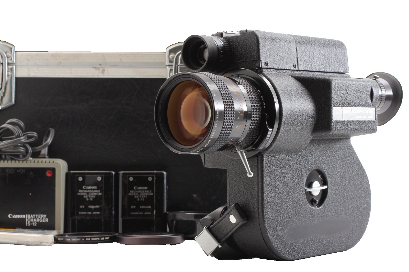 Canon Scoopic 16 シネカメラ ハードケース 元箱付 本体美品 Parts Only CANON SCOOPIC 16MN 16mm Film Movie Camera From