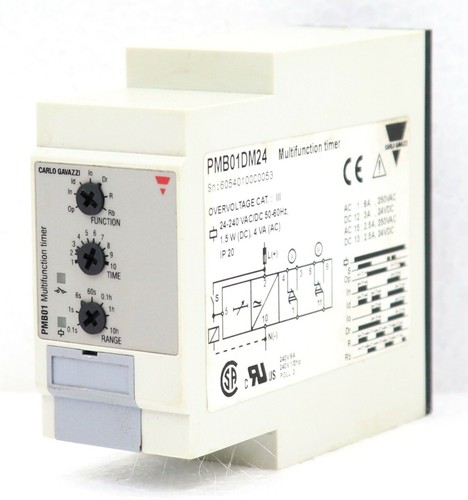 CARLO GAVAZZI PMB01DM24 MULTIFUNCTION TIMER - Picture 1 of 6