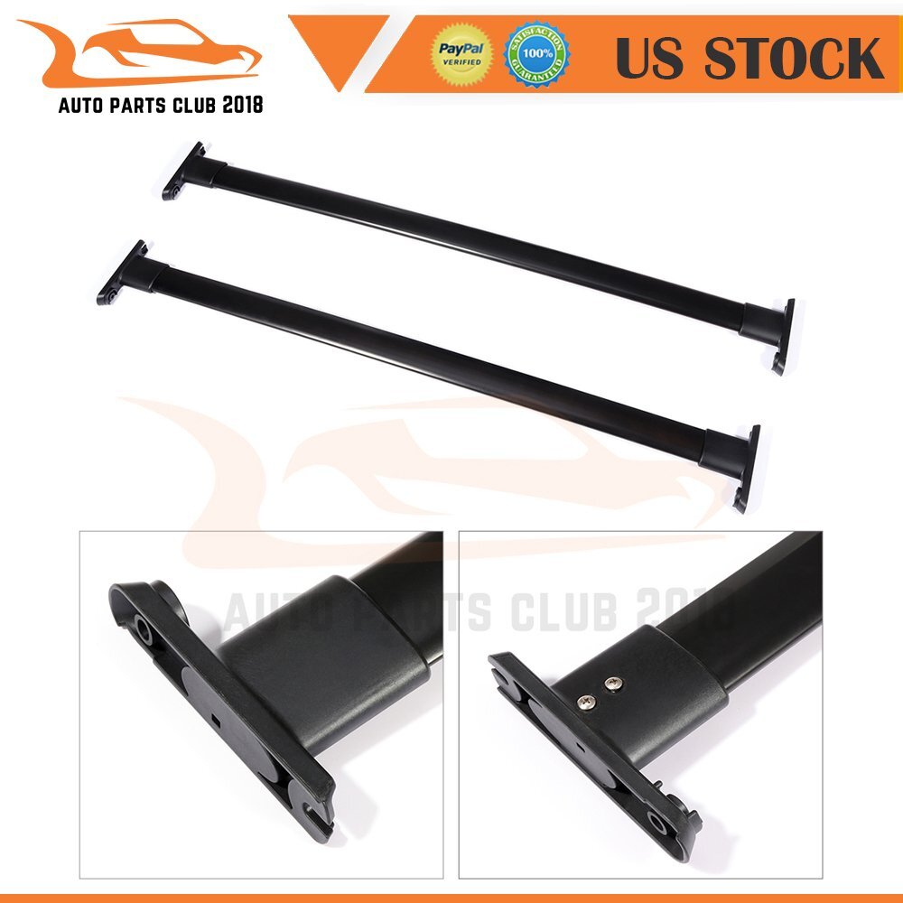 2011 Ford Explorer Black Roof Rack Cross Bars – 2X High Quality Fast Shipping