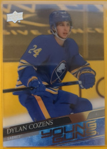 2020-21 Upper Deck Young Guns Clear Cut #495 Dylan Cozens