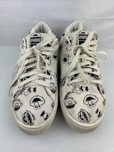 PUMA basket x SESAME STREET  Whisper White Limited Edition sz 12 - Foto 2 di 23
