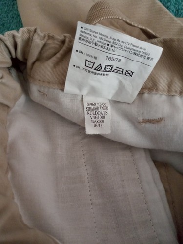 Old navy khaki girls uniform straight size 18 pants - Picture 6 of 7