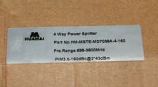 Huamai 4 Way Power Splitter  698-3800mhz NEW NIB HM-MSTE-MD7038A-4-160