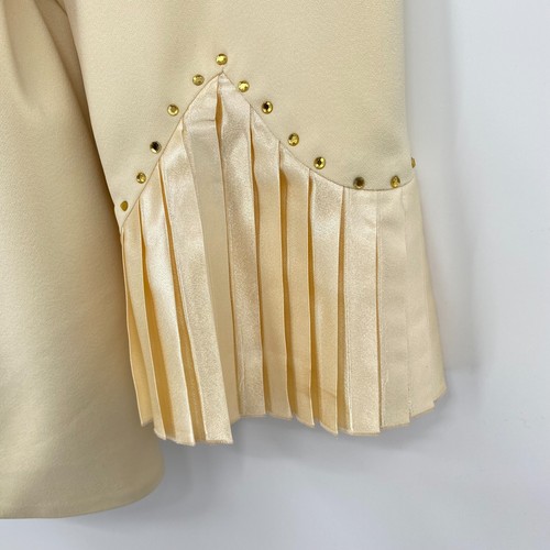 Donna Vinci Blazer Jacket Size 18 Rhinestones Gold Buttons Statement New XL 1X - Picture 7 of 12