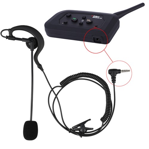 Moto Bicicletta Sci 3,5mm Auricolari Interfono Cuffie Arbitro Cuffie - Foto 11 di 12