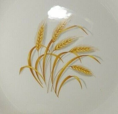 Golden Wheat Dishes ~ CHOOSE ~ Serving Platter & Bowl Plate ~ Homer Laughlin 22K - Picture 2 of 24