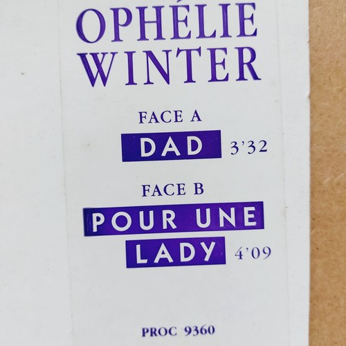OPHELIE WINTER - RARE 1er MAXI PROMO - DAD ■ FRENCH 12" MAXI 45 - Picture 2 of 4