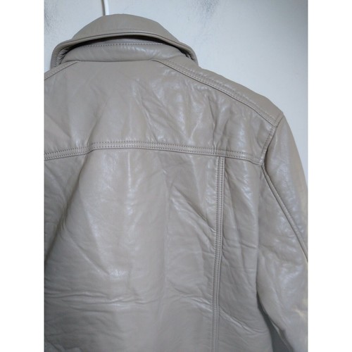 Forever 21 Jacket Womans Medium Tan Faux Leather Coat - Picture 9 of 12