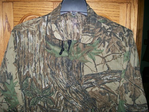 Vintage REALTREE Camo Lightweight Thin Hunting Shirt Jacket Men's size XL Reg. - Picture 2 of 7