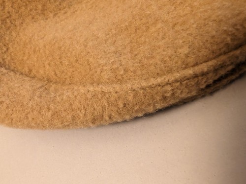 Vtg Pendleton Driving Cap - Men's MEDIUM - Brown Tan Wool USA Newsboy Cabbie Hat - 第 15/23 張圖片