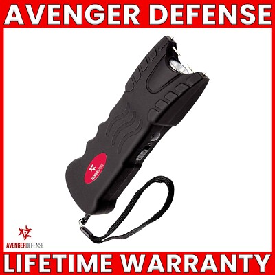 Avenger Defense Black 1.2 (µC) charge 120-lumen bright LED Flashlight Device