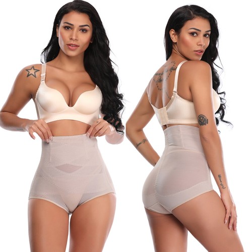 Women High Waist Body Shaper Shorts Slim Tummy Control Shapewear Knickers Pants - Picture 21 of 24