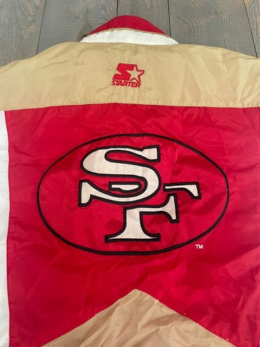 Vintage 90s San Francisco 49ers Pro Line Starter Jacket Windbreaker Mens Medium - Picture 3 of 12