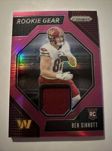 BEN SINNOTT - 2024 Panini Prizm Football - ROOKIE GEAR - Pink