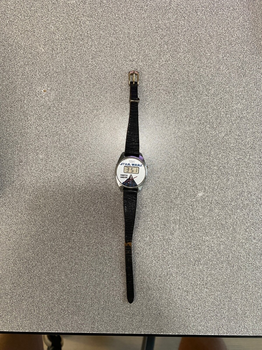 STAR WARS Darth Vader Bradley Quartz Digital Watch 1980 Vintage | eBay