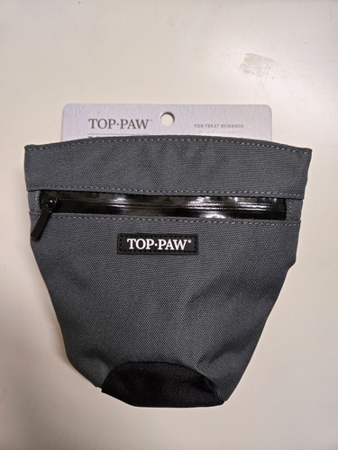 Top Paw Leckerli Beutel schwarz/grau 7 Zoll