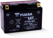 Yuasa YT9B-BS Maintenance Free For 12-Volt AGM Battery - YUAM629B4