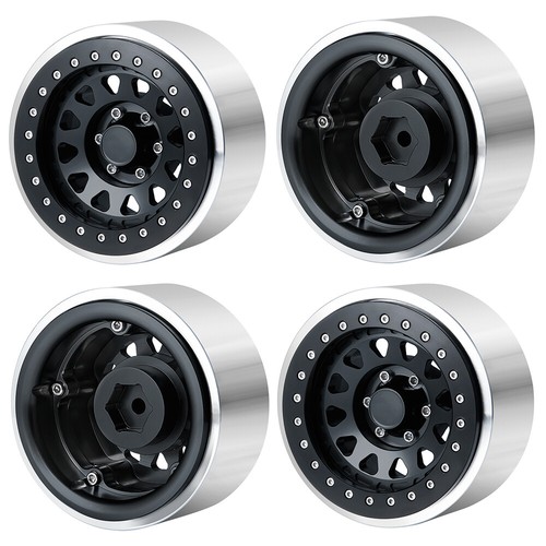 1:6 RC Rock Crawler 2.9 Inch Rubber Tires/Wheel Rim for Axial SCX6 AXI05000 Car - Picture 3 of 34