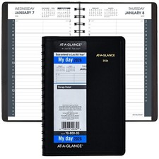 2026 At-A-Glance 70-800-05 Daily Appointment Book, 5 x 8"