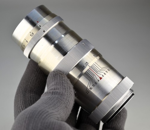 ¡REPARADO! ¡EXCELENTE! LENTE URSS JUPITER-11 TELÉMETRO f4/135 M39, PARA FED/ZORKI (5) - Imagen 12 de 12