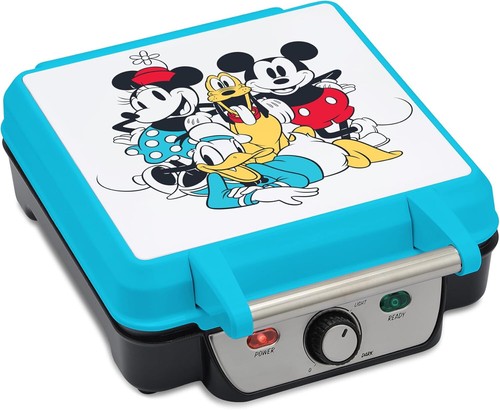 Mickey and Friends 4 Slize Waffle Maker With Nonstick Cooking Plates - Picture 1 of 4
