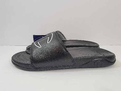 Champion IPO Big C Logo Mega Slide Sandalen schwarz/weiß/scharlachrot Jungen Größe 7 - Bild 5 von 7