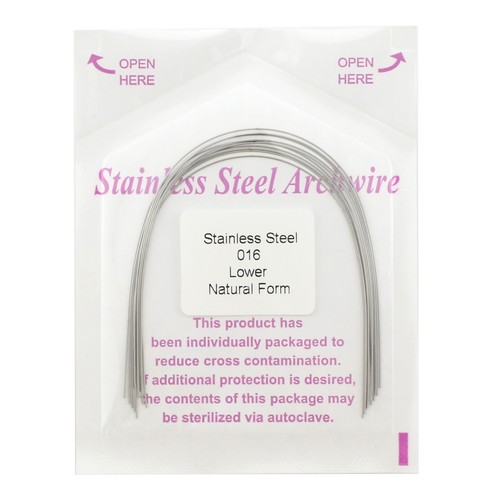 Dental Kieferorthopädischer Bogen Draht Rund Edelstahl 12 14 18 Natur Ober Unten - Bild 18 von 28