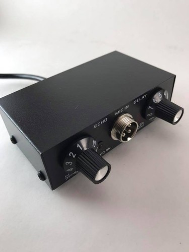 4 pin Galaxy Delta EC1 DYNAMIC MIC AMPLIFIER ECHO CHAMBER w/ ROGER BEEP CB HAM  - Afbeelding 1 van 8