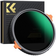 K F Concept 43mm Variable 2 in 1 ND4-ND64  CPL Circular Polarizer Filter
