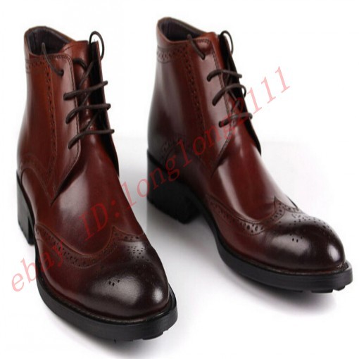 L Fashion Uomo Pelle lace up Casual Business Stivali Dress Formal Stivali Business combat shoes d88666 L Fashion Uomo Pelle lace up Casual Business Stivali Dress Formal Stivali Business combat shoes d88666
