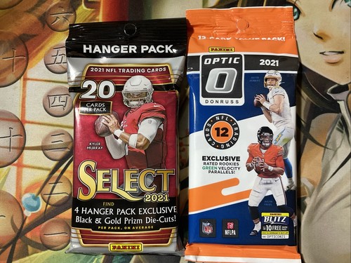 2021 Panini Football Select, Optic, Value Pack Sealed Lot Factory Sealed
