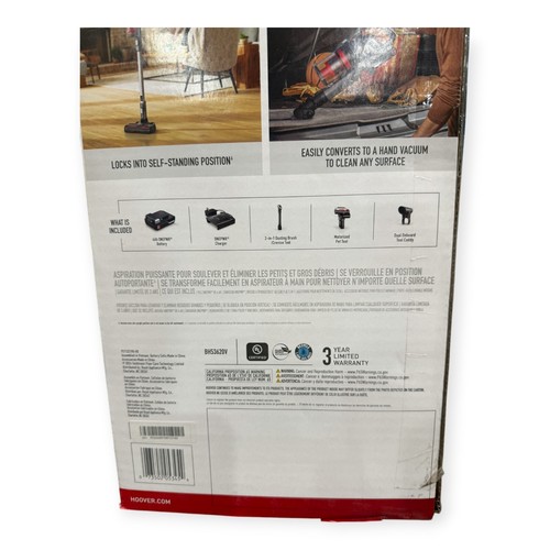 Hoover BH53620V ONEPWR Emerge Stick Vacuum Cleaner Cordless Bagless Lightweight - Picture 6 of 10