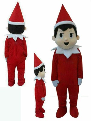 Christmas Boy Mascot Costume Suit Cosplay Party Fancy Dress Outfits Adult Parade Christmas Boy Mascot Costume Suit Cosplay Party Fancy Dress Outfits Adult Parade