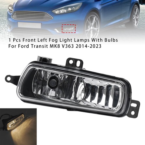 1 Pcs Front Left Fog Light Lamps With Bulbs For Ford Transit Custom 2014-2023 QZ